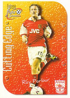 Ray Parlour Arsenal 1999 Futera Fans' Selection Cutting Edge #CE5